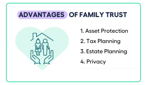 What are the tax advantages of a trust?